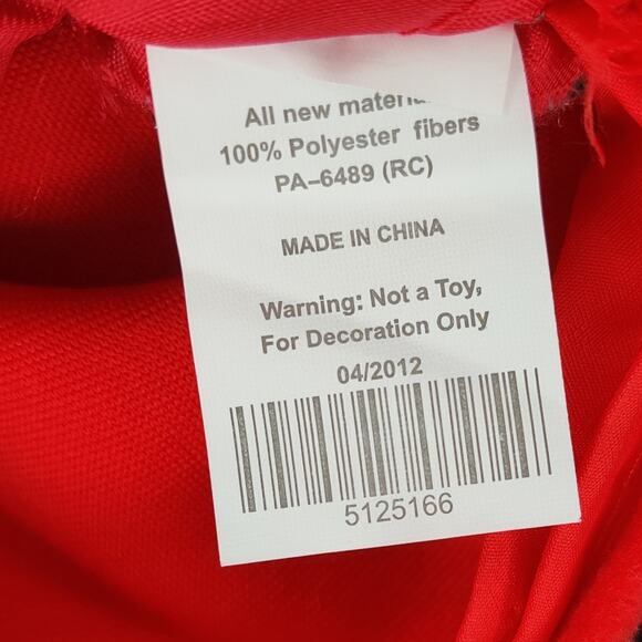 Disney‎ Minnie Mouse Red Fabric Christmas Stocking Snowfall - Picture 5 of 8